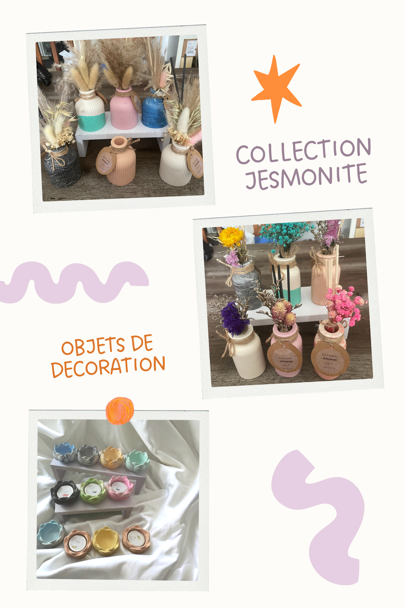 Nos accessoires en Jesmonite